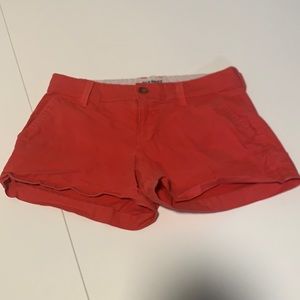Old Navy Coral Khaki Shorts 0